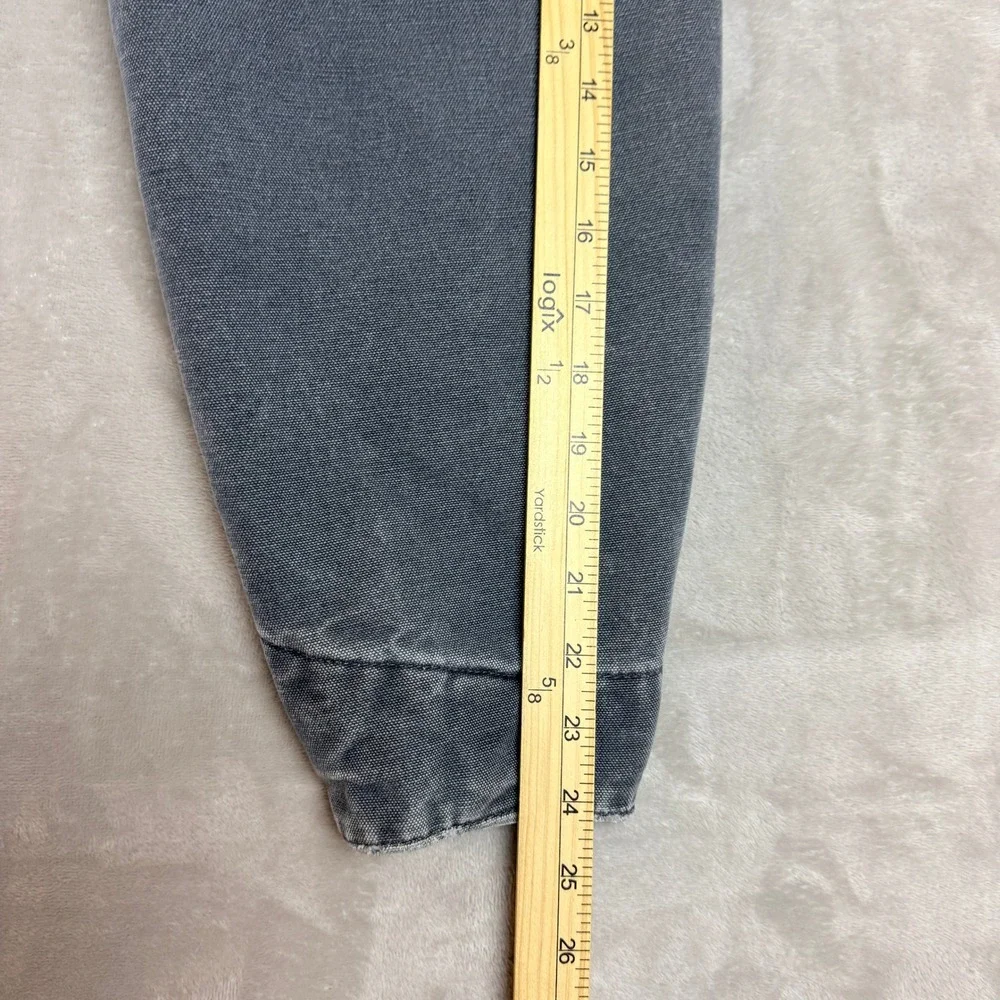 Vintage Carhartt Detroit Jacket Men L J97 PTL Petrol Grey Blanket Lined USA Y2K